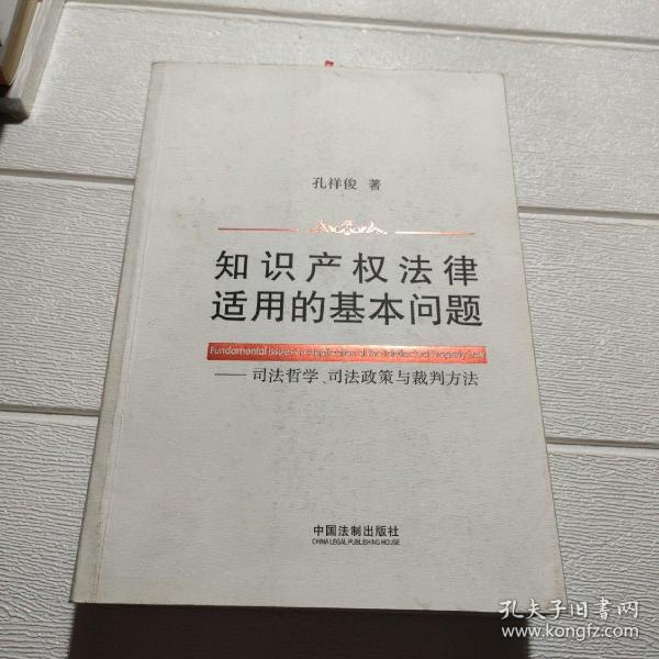 知识产权法律适用的基本问题：司法哲学、司法政策与裁判方法