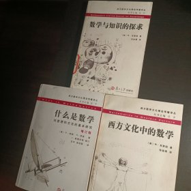 什么是数学，西方文化中的数学，数学与知识的探求，三本合售