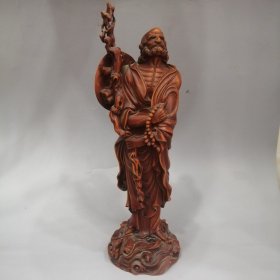 黄杨木人物摆件