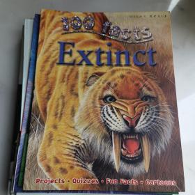 100 facts Extinct 100个事实系列 儿童科普知识大全百科英语