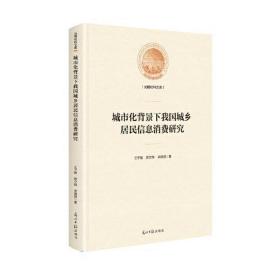 城市化背景下我国城乡居民信息消费研究 经济理论、法规 王子敏 陈立梅 李婵娟 新华正版