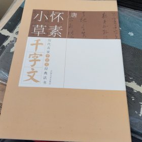 历代名家千字文经典法书 怀素小草千字文