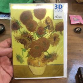 3DCARD（囯家美术馆）凡高·向日葵