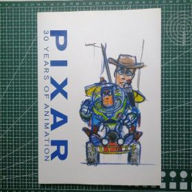 日版  PIXAR 30 YEARS OF ANIMATION ピクサー展 スタジオ设立30周年记念 皮克斯动画展 工作室设立30周年纪念  画集