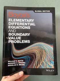 现货 英文原版  Boyce's Elementary Differential Equations and Boundary Value Problems