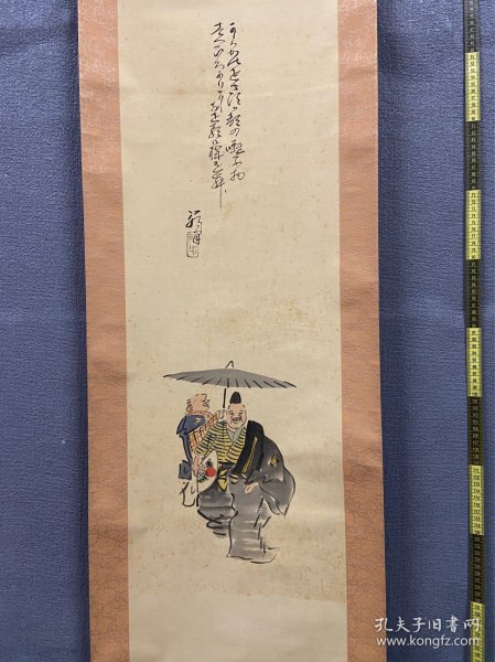 伊势门水，清末民国日本著名画家《人物画》