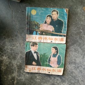 80年代电影版连环画 一江春水向东流2本合售如图