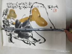 著名书画家，颜梅华小品