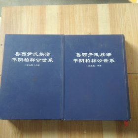 鲁西尹氏族谱平阳柏祥公世系（金水堂）上下卷