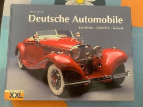 Deutsche Automobile （Marcus Schneider）马库斯·施奈德  德国汽车  德国慕尼黑出版  德文原版汽车书籍2005年初版出版 有 奥迪 宝马 大众等数百幅精美图片 德国汽车发展历程 各种品牌 车型款式详细图片介绍 图片纸张色彩艳丽 精装大开本 大厚本 铜版纸 420页 大稀缺品 稀少品 美品 孔网独享