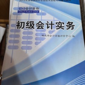 2013全国会计专业技术资格考试辅导教材：初级会计实务