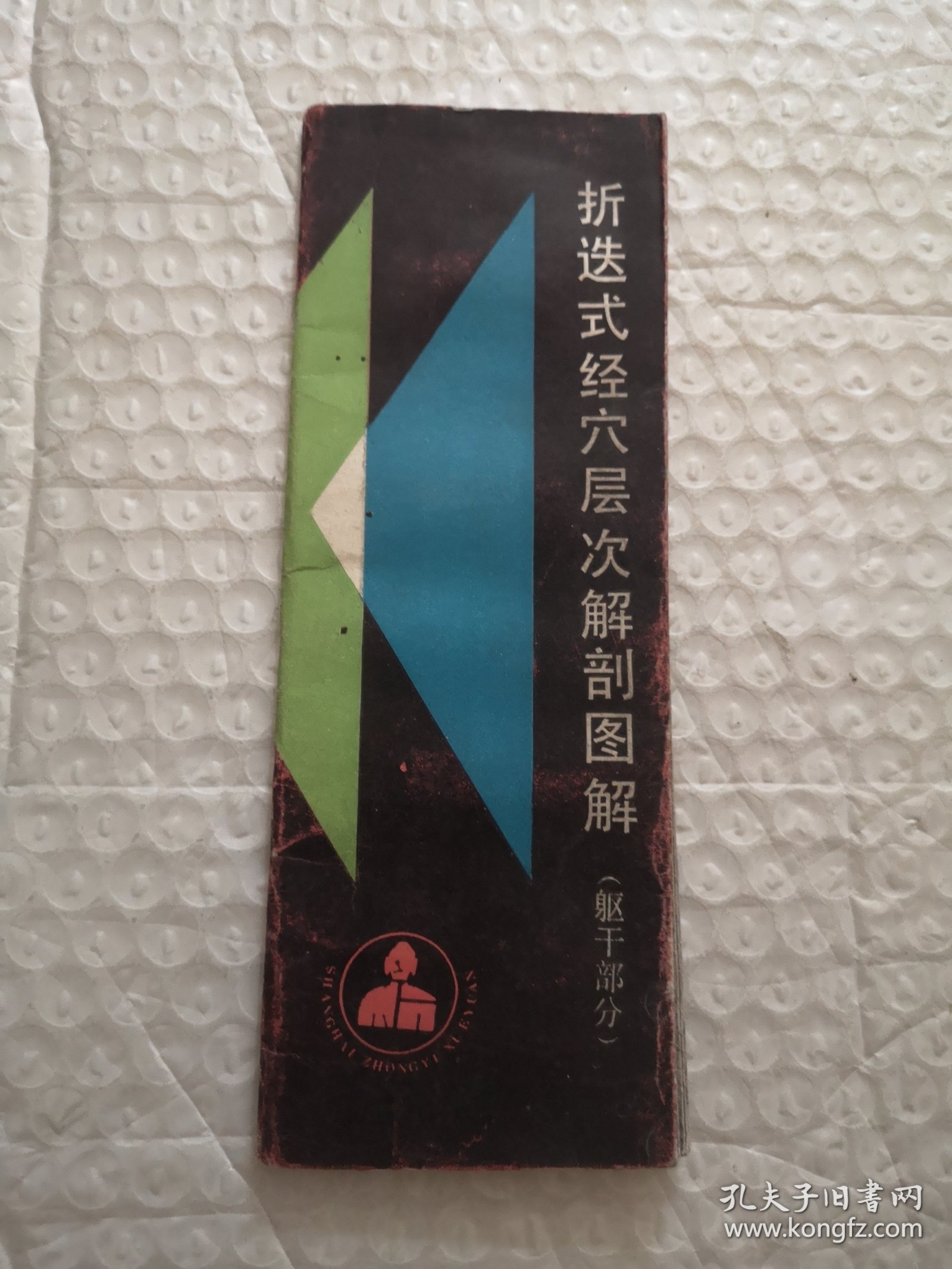 针灸学与解剖学相结合图册：折迭式经穴层次解剖图解 驱干部分