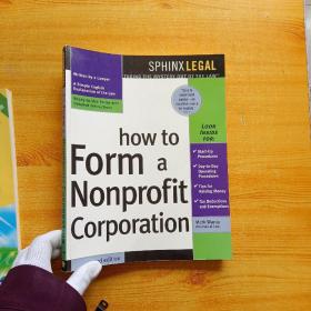 how to Form a Nonprofit Corporation   3rd edition  大16开【内页干净】