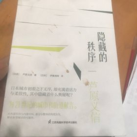 隐藏的秩序 芦原义信解读西欧日本中国城市建筑街道背后的美学秩序 外部空间设计街道的美学城市设计建筑城市人文街区景观设计书