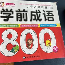 学前成语800例名校小学入学考试准备儿童学前成语八百例语文教材幼小衔接3-6岁幼儿园大班升