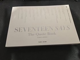 韩国组合 SEVENTEEN SAYS The Quote Book