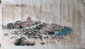 著名画家、中华当代书画艺术研究会名誉主席、燕京书画院名誉院 天津名家。张明光 绘画作品