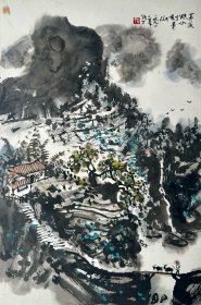 陈作丁（1922-2010),四川永川人，吕凤子弟子