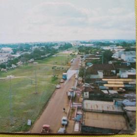 巴西寄往上海的贺年卡一张