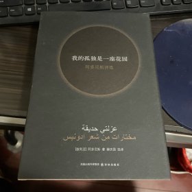我的孤独是一座花园：阿多尼斯诗选