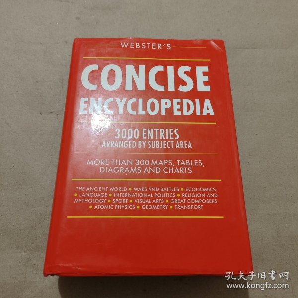 WEBSTER'S : CONCISE ENCYCLOPEDIA韦氏词典 简明百科全书