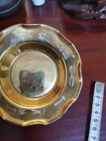 老瓷器真金茶托