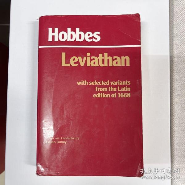 Leviathan：With Selected Variants from the Latin Edition of 1668