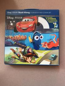 迪士尼皮克斯故事4册盒装 英文原版 Disney-Pixar Read-Along Sto