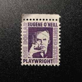 美国邮票，1972年 美国剧作家 尤金·格拉斯通·奥尼尔