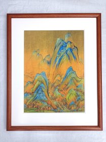 王希孟千里江山图 千里江山图装饰画