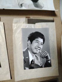 相声表演艺术家 七八十年代，赵振铎 唐杰忠 马季 李金斗 姜昆 梁厚民 照片一组17张，其中4张带底片