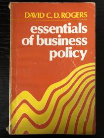 Essentials of Business Policy