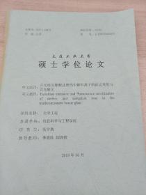 大连工业大学
硕士学位论文
多元组分硼酸盐玻璃中铈钐离子的跃迁发射与荧光敏化