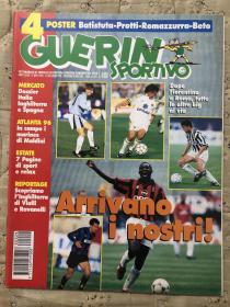 原版足球杂志 意大利体育战报1996 29期 附意大利 拉齐奥球星双面海报