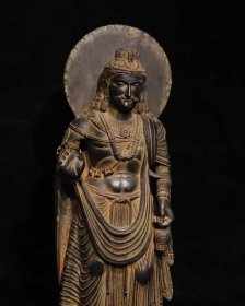 （议价） 片岩犍陀罗艺术佛像高120cm宽50cm厚22cm