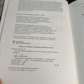 The Rate Reference Guide to the U.S.Treaury Market1984-1995