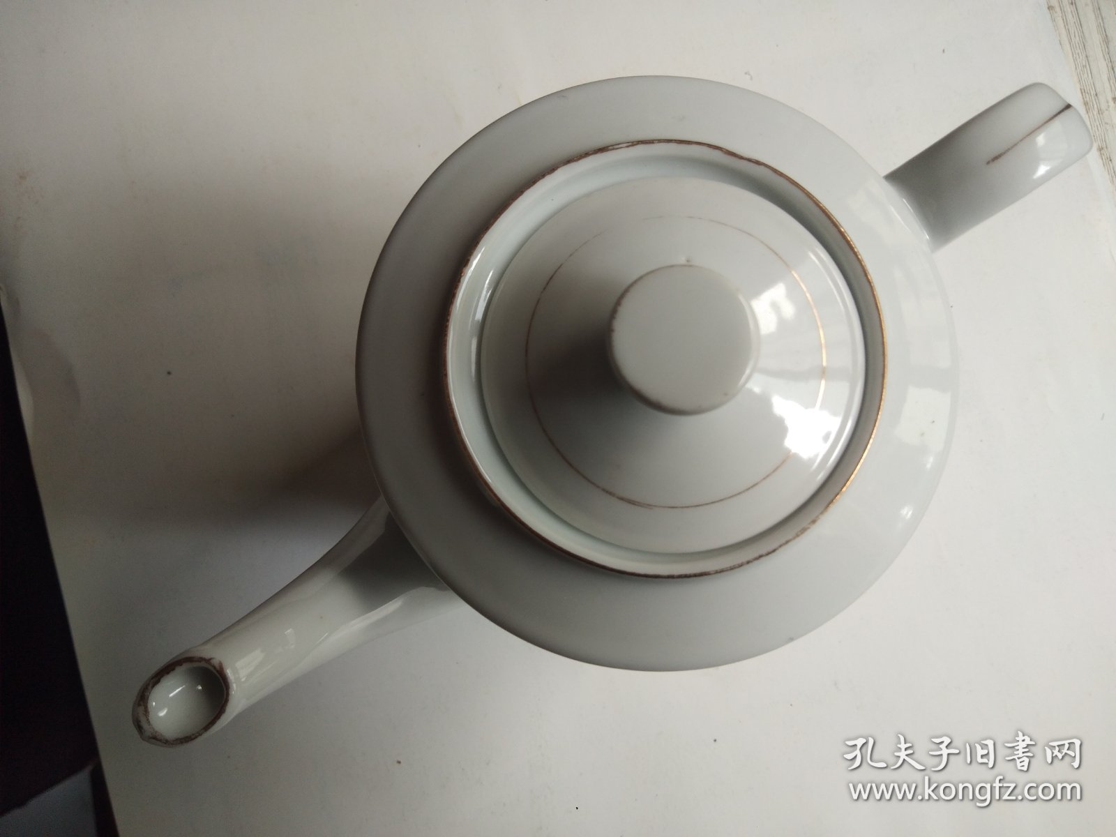 1980年，二汽车身厂奖品，景德镇双鹤大茶壶