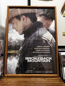 Brokeback Mountain 断背山 断臂山 李安导演 希斯莱杰主演 电影海报