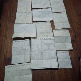 湖南各地区70年代公路示意图13张