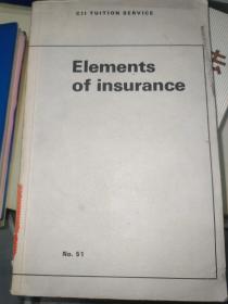 Elements of Insurance馆藏书