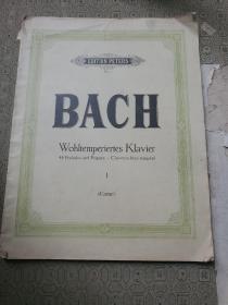 bach wohlrtes klaviertemperie巴赫平均律键盘曲集第一卷