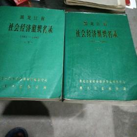 黑龙江省社会经济组织名录（1984-1985）<上下>