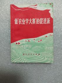 做农业学大寨的促进派