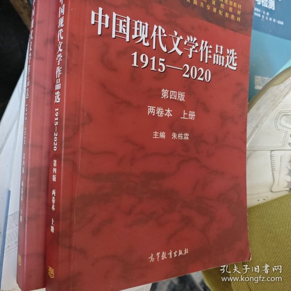 中国现代文学作品选1915-2020（第四版）（两卷本上册）