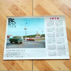 年历画1974   天津市邮政局