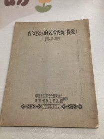 1963年编印西安鼓乐的艺术传统（提要）