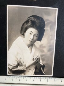 民国时期日本和服美女原版老照片5张