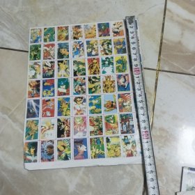 【80 90后记忆】80 90年代，不干胶，老贴纸，《圣斗士星矢》5张，卡通2张，《天使花园》1张。香港梦幻贴纸：《美少女战士》2张。大红灯笼-花花豆4张。14张合售
