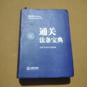 司法考试2019国家统一法律职业资格考试：通关法条宝典