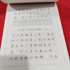 〈宋词三百首〉钢笔行书字帖